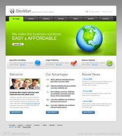 网站模板 绿色网站模板