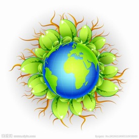 绿色地球环保背景