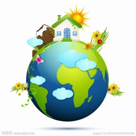 绿色地球环保背景