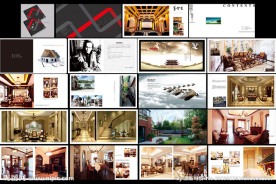 高档企业画册 装修画册 模版