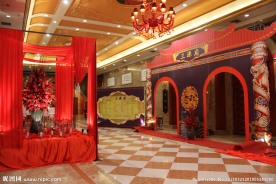 集体婚礼设计现场