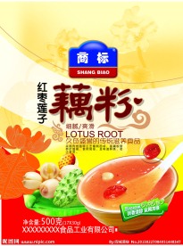 红枣莲子藕粉包装