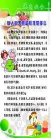 健康饮食 x展架