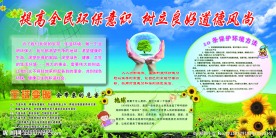 环保宣传展板