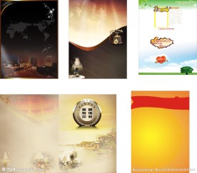 高档宣传单素材