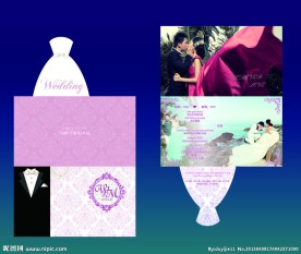 西式结婚 婚礼请柬