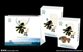 香菇包装盒（展开图）