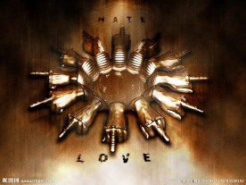 手指海报 情人节海报