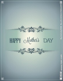 母亲节贺卡 海报