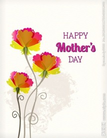 母亲节贺卡 海报