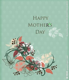 母亲节贺卡 海报