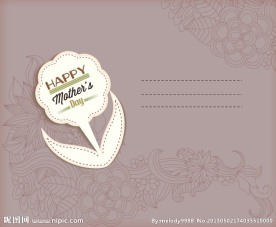 母亲节贺卡 郁金香