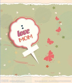 母亲节贺卡 海报