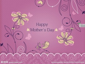 母亲节贺卡 海报