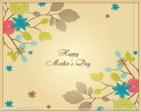 母亲节贺卡 海报