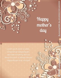 母亲节贺卡 海报