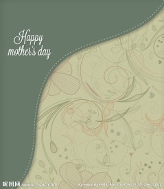 母亲节贺卡 海报