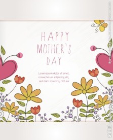 母亲节贺卡 海报