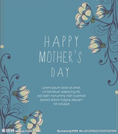 母亲节贺卡 海报