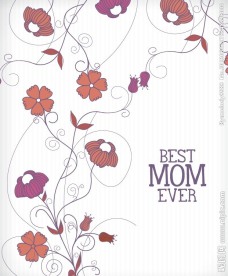 母亲节贺卡 海报