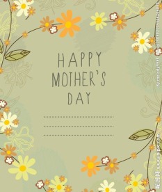 母亲节贺卡 海报