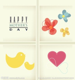 母亲节贺卡 海报