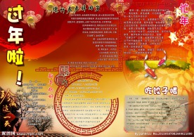 过年啦新年小报