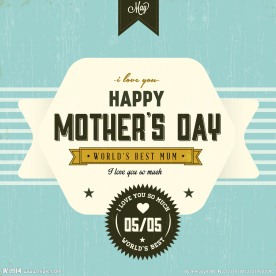 母亲节贺卡 海报