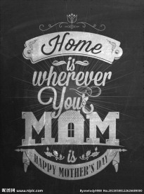 母亲节贺卡 海报