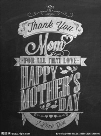 母亲节贺卡 海报