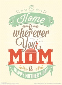 母亲节贺卡 海报