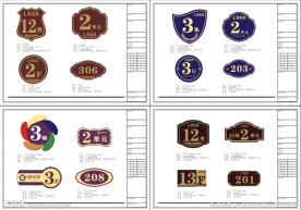 房地产小区标识标牌