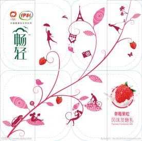 伊利酸奶包装