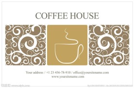 咖啡卡片