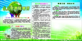 世界环保日展板