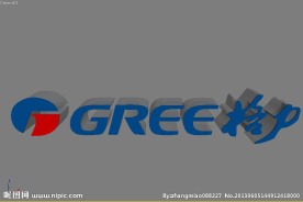 格力空调3D标志模型