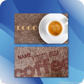 咖啡店名片