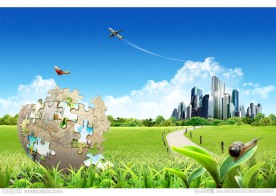 自然环境展板背景