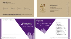 房地产名片模板