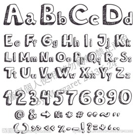 3D立体英文字体设计