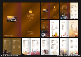 咖啡厅菜单