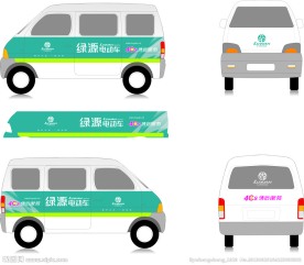 绿源电动车 车体广告