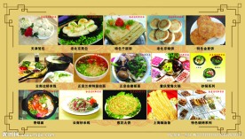 食品展板