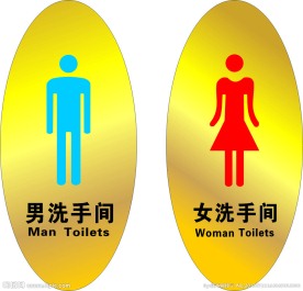 卫生间标志