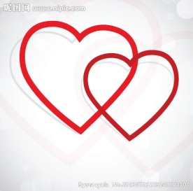 情人节红心背景