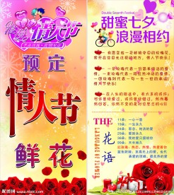 情人节鲜花预定