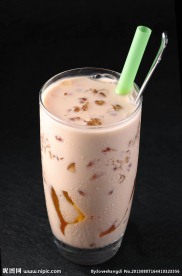 寒天爱玉奶茶