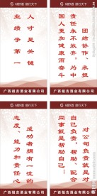 企业文化标语展板