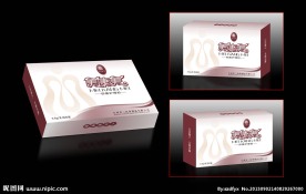 保健品包装展开图