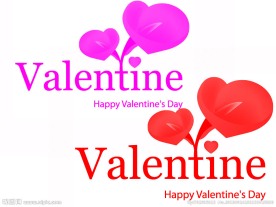 情人节创意文字笔刷